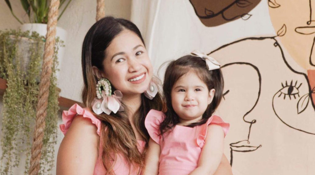 A mompreneur, Mia Tiongson and her daughter Laurel