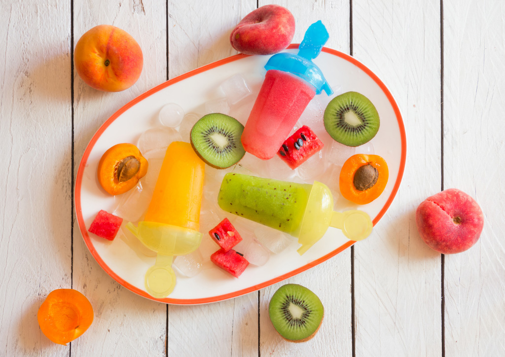 Kid's Birthday Recipes - Fruit Popsicles