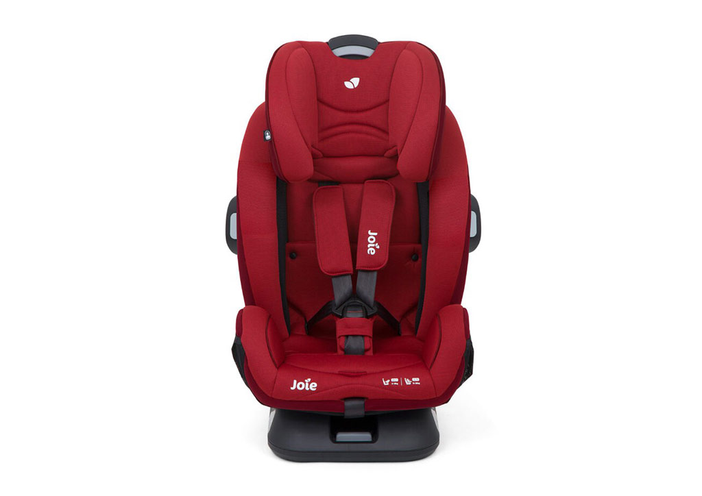 red car seat