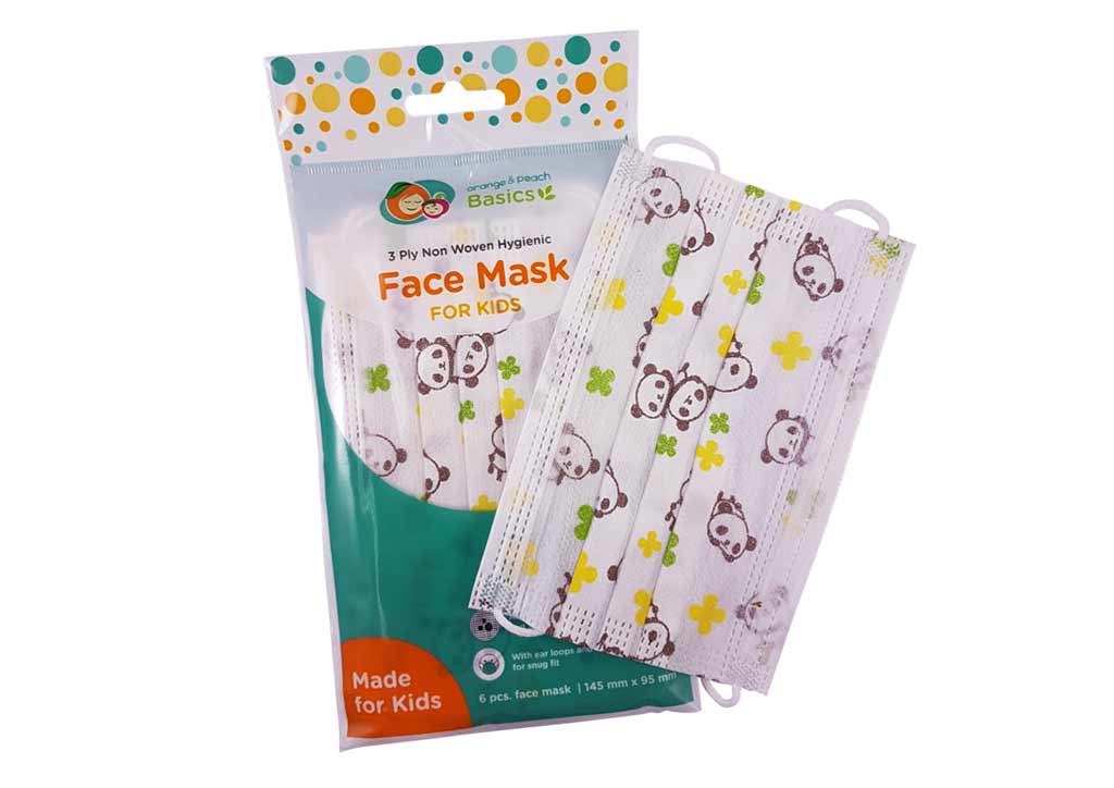 bundle of children's face masks with animal print
