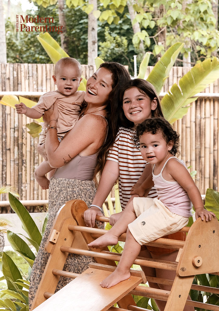 Andi Eigenmann with her three kids: Lilo, Ellie, Koa