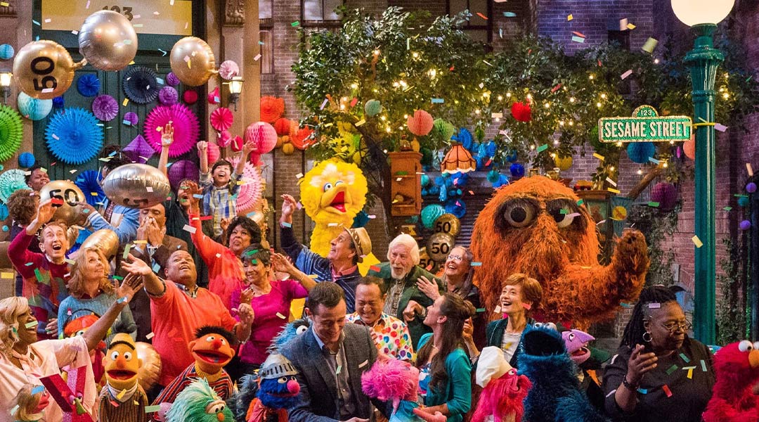 sesame street 52nd anniversary