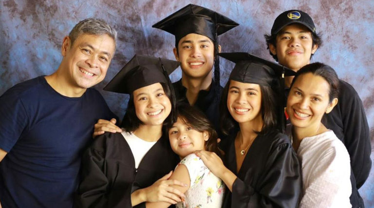 Donny Pangilinan and Sisters Hannah and Ella Graduate from College