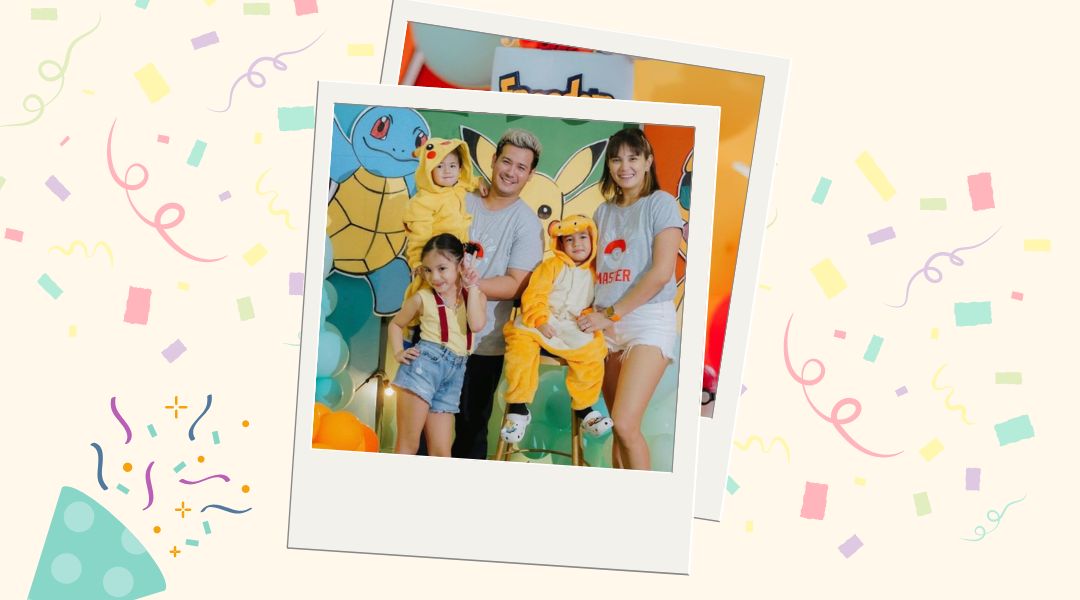 Isabel Oli and John Prats throw Freedom Prats a Pokemon themed birthday