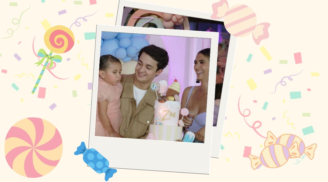 Sofia Andres and Daniel Miranda throw Zoe Miranda a candy-themed 3rd birthday!