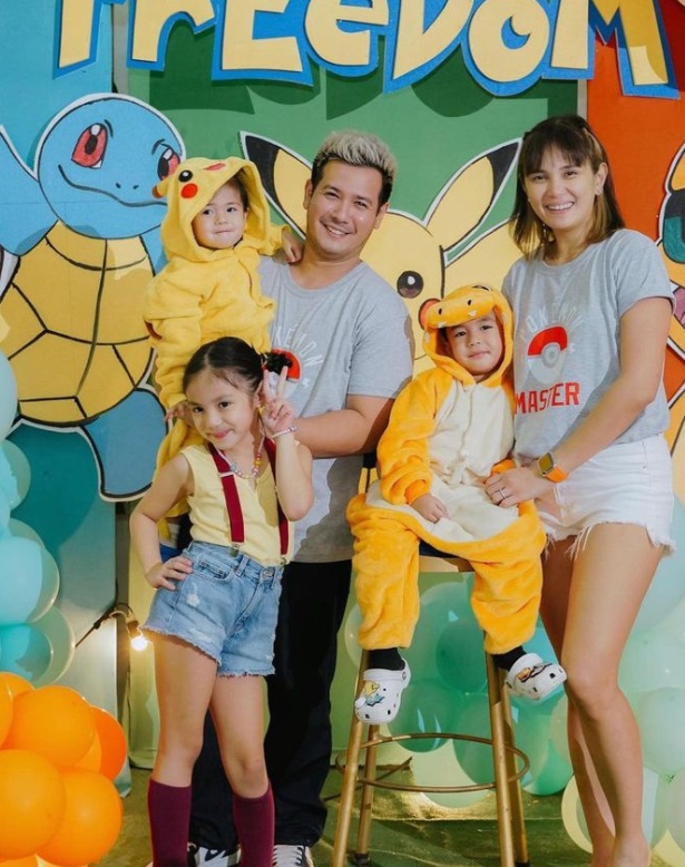 John Prats and Isabel Oli Family Photo on Freedom Prats Birthday