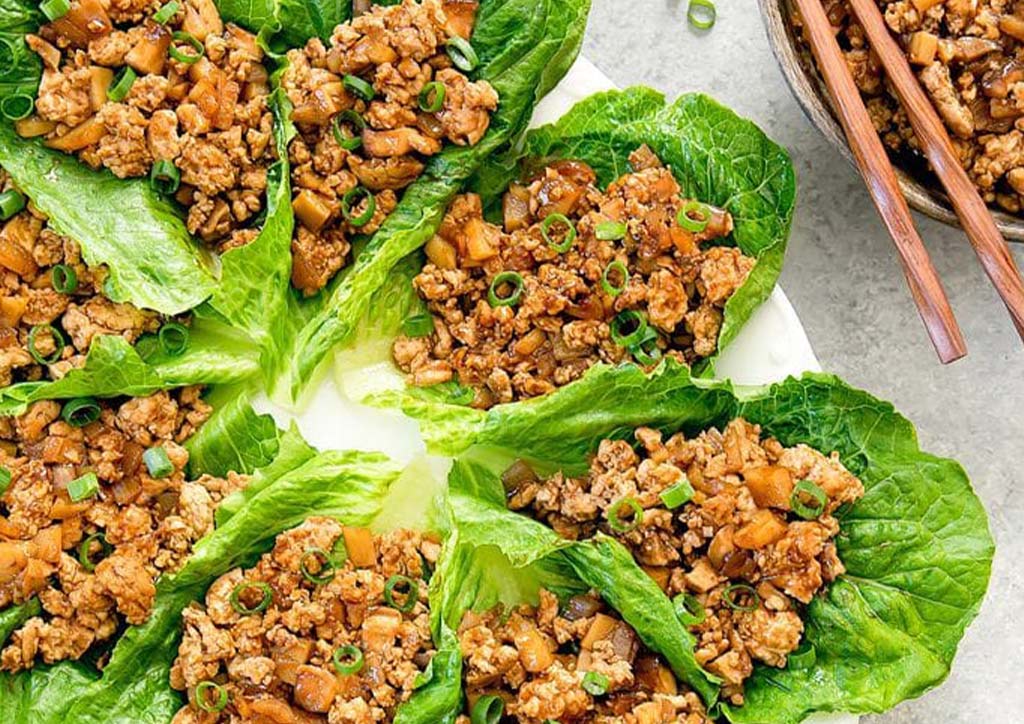 Sisig Lettuce Wraps Leftover Holiday Recipe Ideas