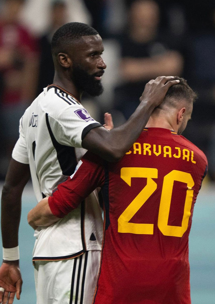 Daniel Carvajal and Antonio Rüdiger