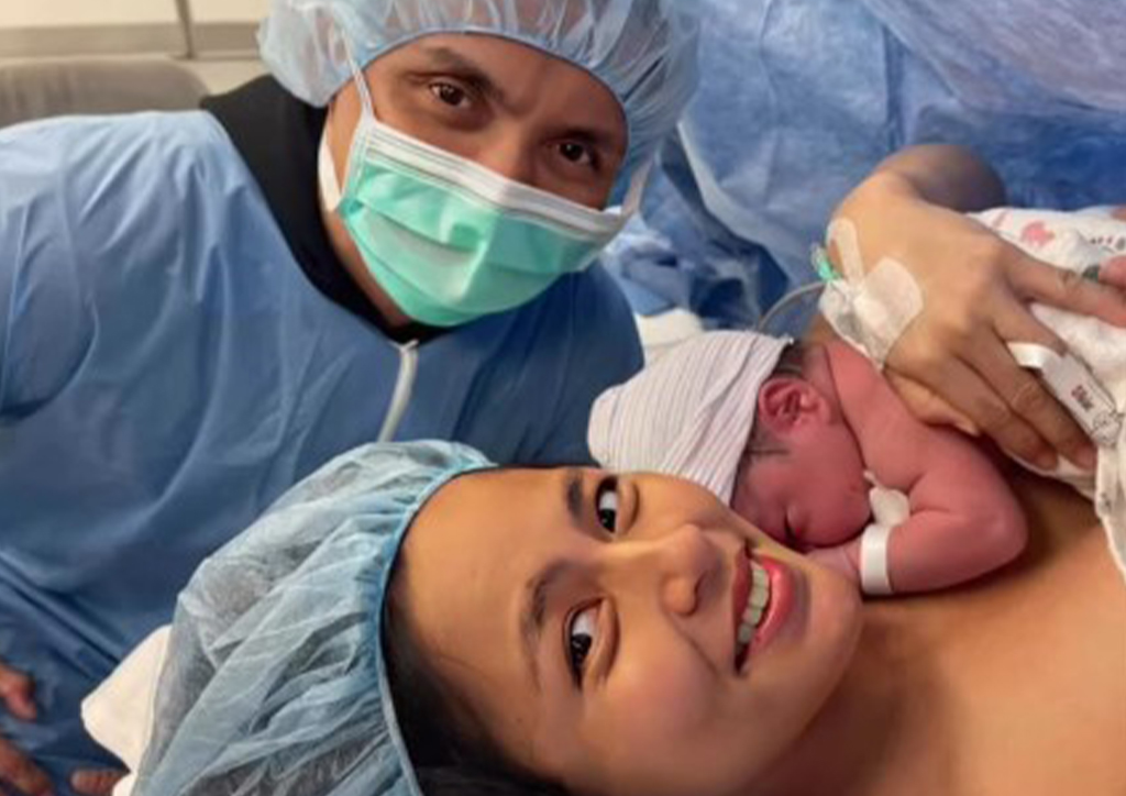 LJ Moreno and Jimmy Alapag Welcome Son Cayson