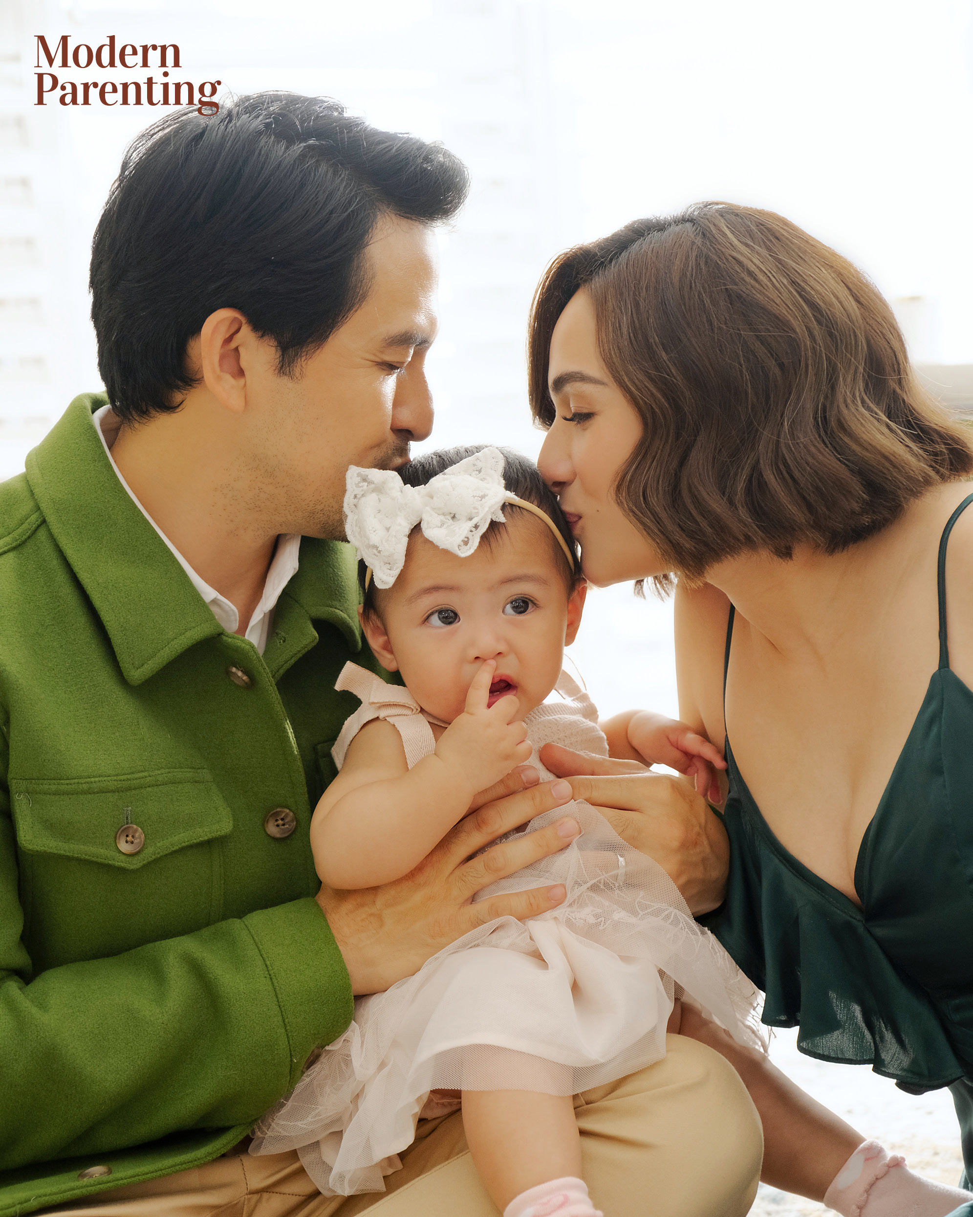 Jennylyn Mercado and Dennis Trillo with daughter Dylan