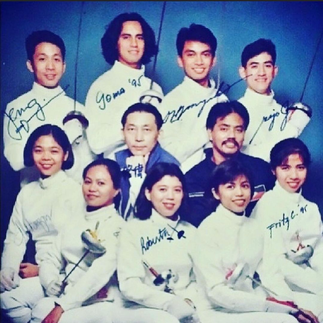 Richard Gomez as Philippines fencer in 1995 SEA Games