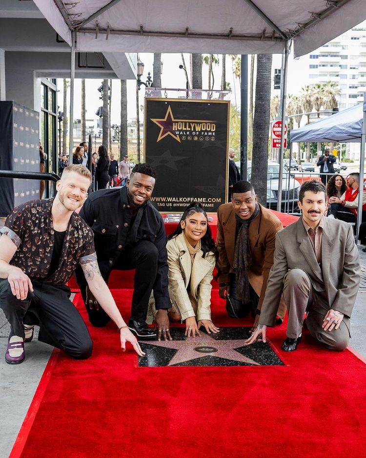Pentatonix makes it to the Hollywood Walk of Fame