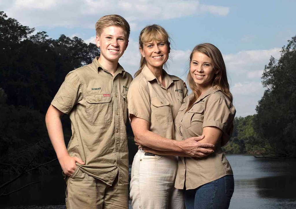 Robert, Terri, and Bindi Irwin