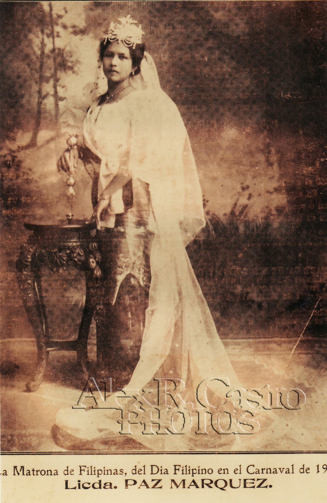 Paz Marquez-Benitez as Matrona de Filipinas in 1912