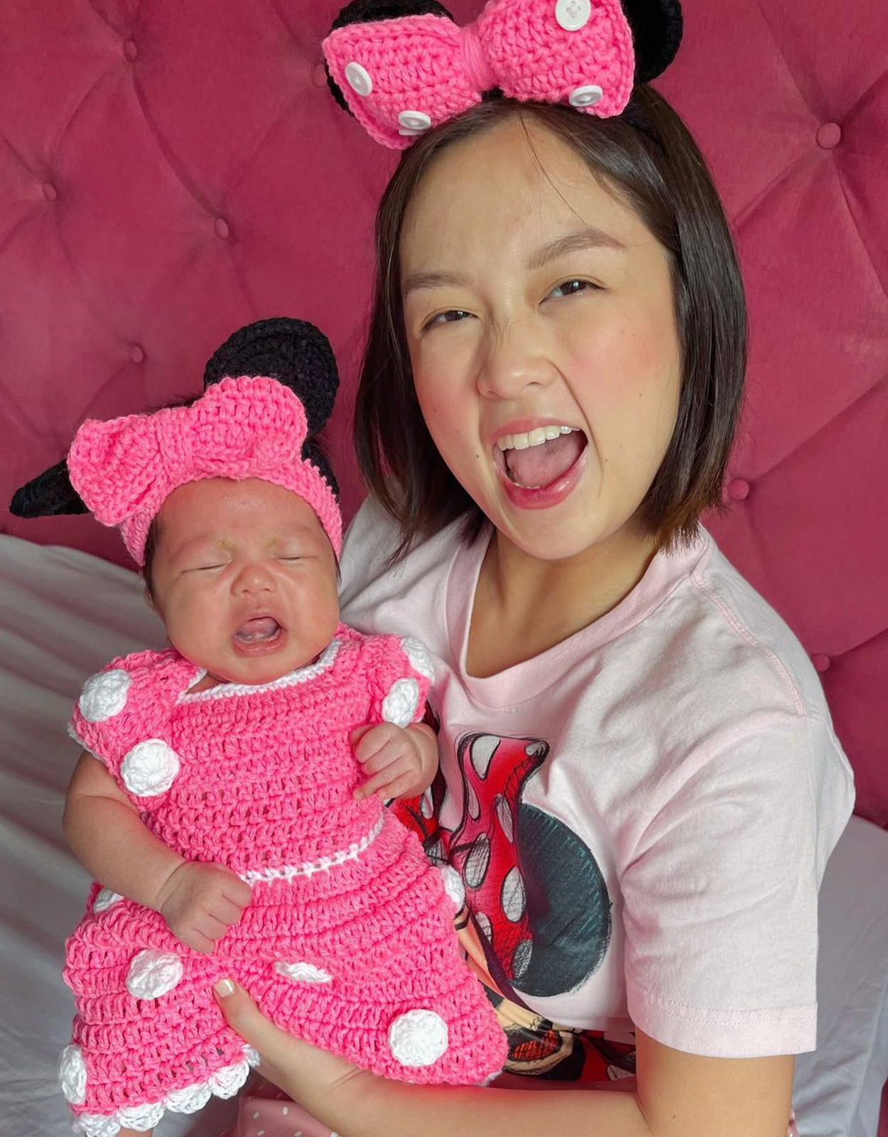 Trina Legaspi with her daughter