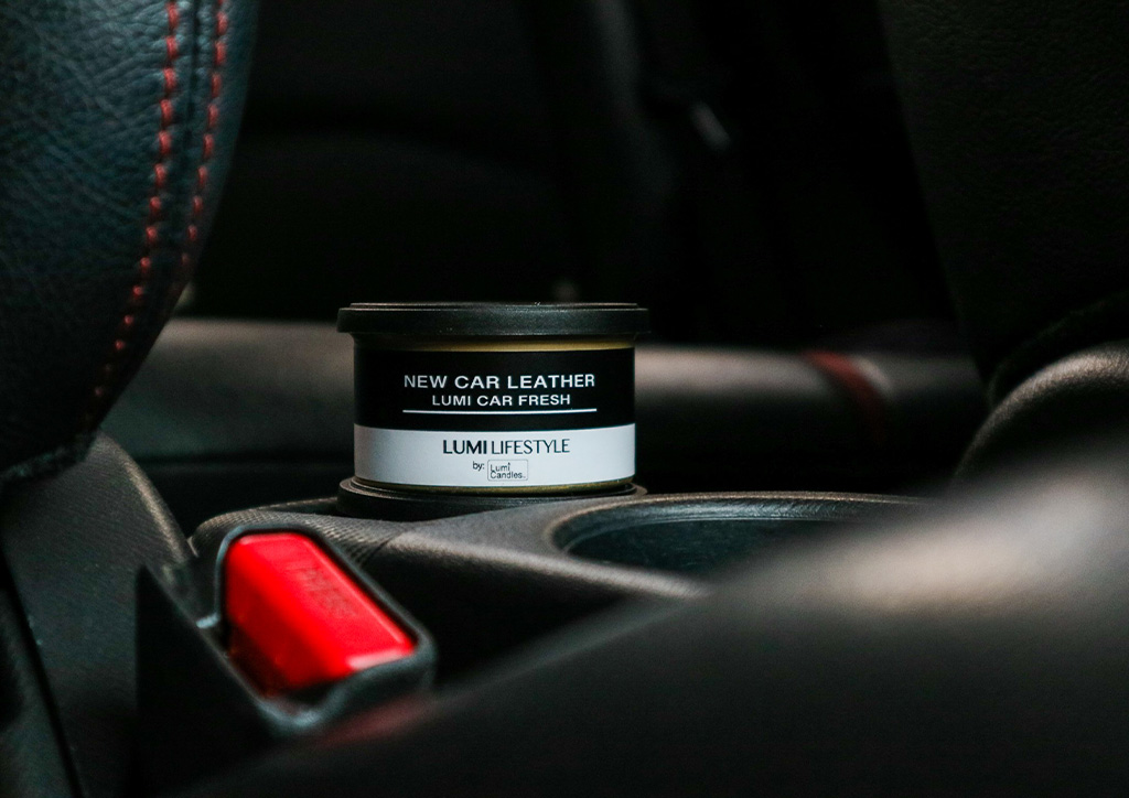 New Car Leather LUMI Car Freshener 