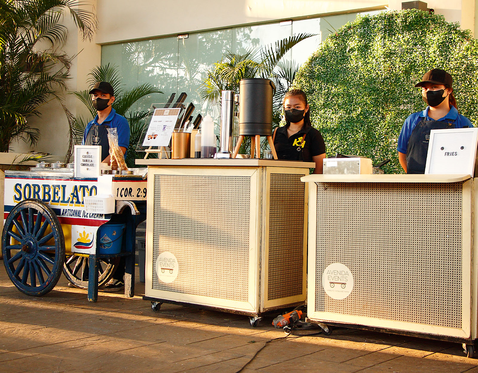 Sorbelato and Soyblessed FOOD CARTS