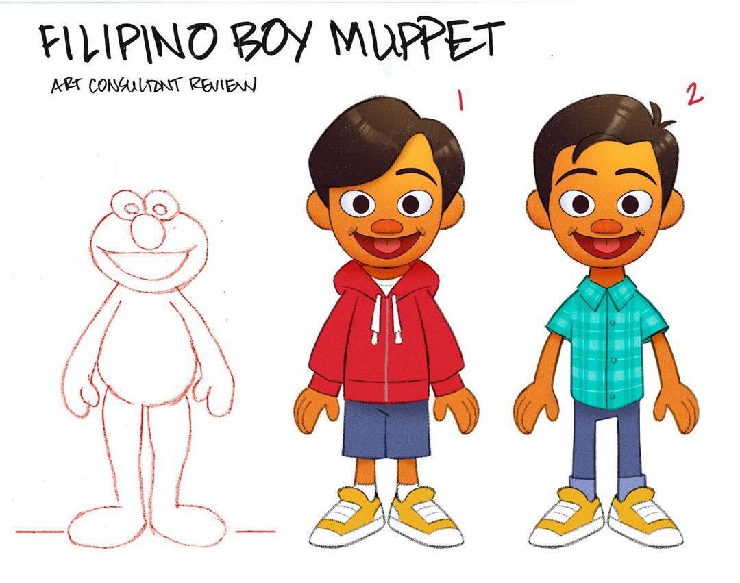 TJ the Filipino muppet on Sesame Street