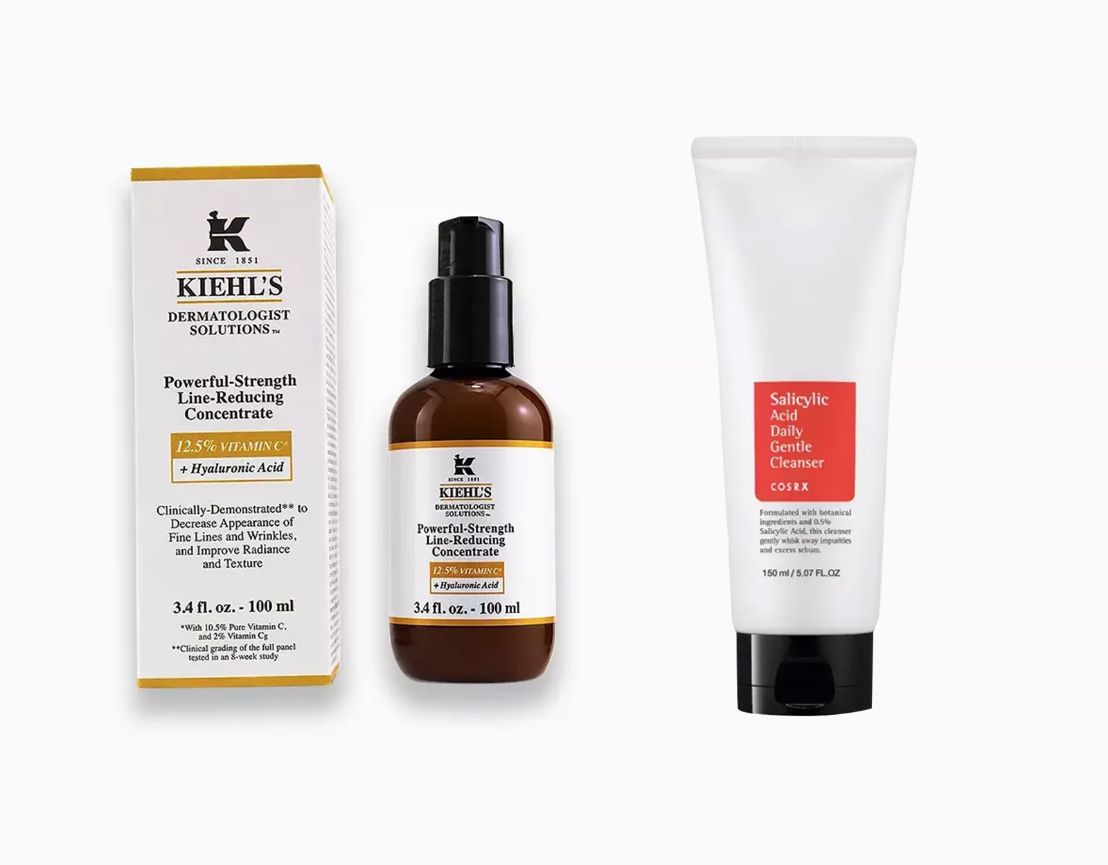 Kiehl's and COSRX