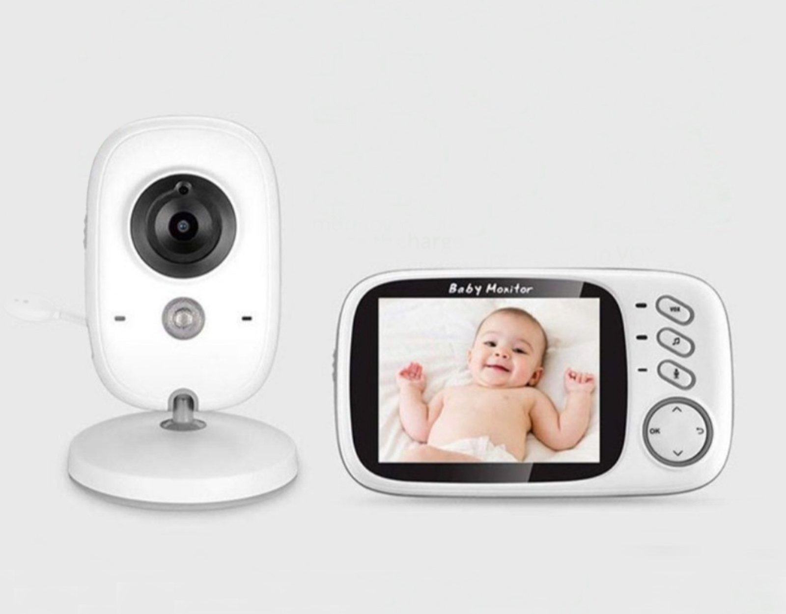 Mambobaby 3.5 Inches Wireless Baby Camera And Audio 2 Way Night Vision Digital Video