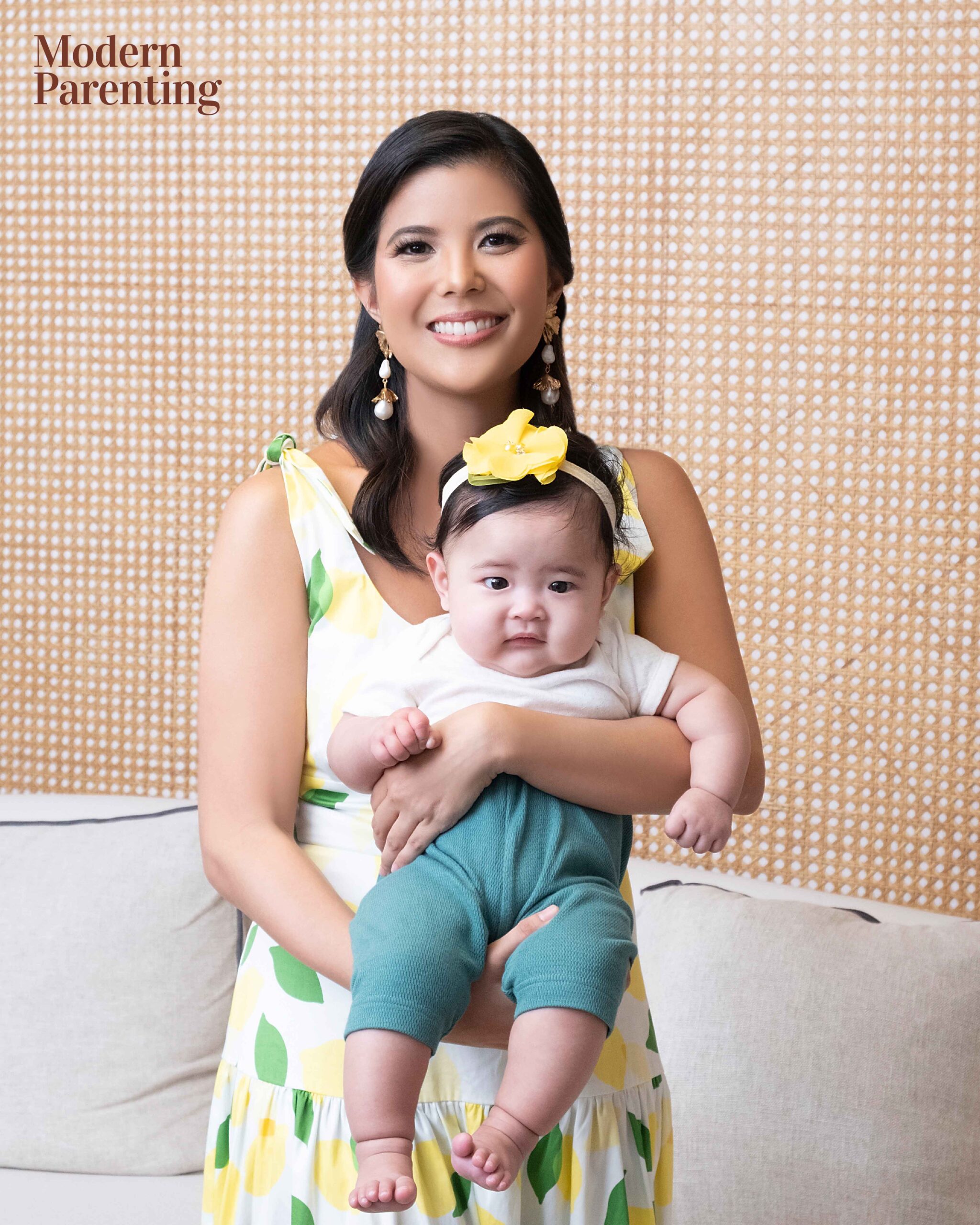 Camille Tantoco with daughter Anya