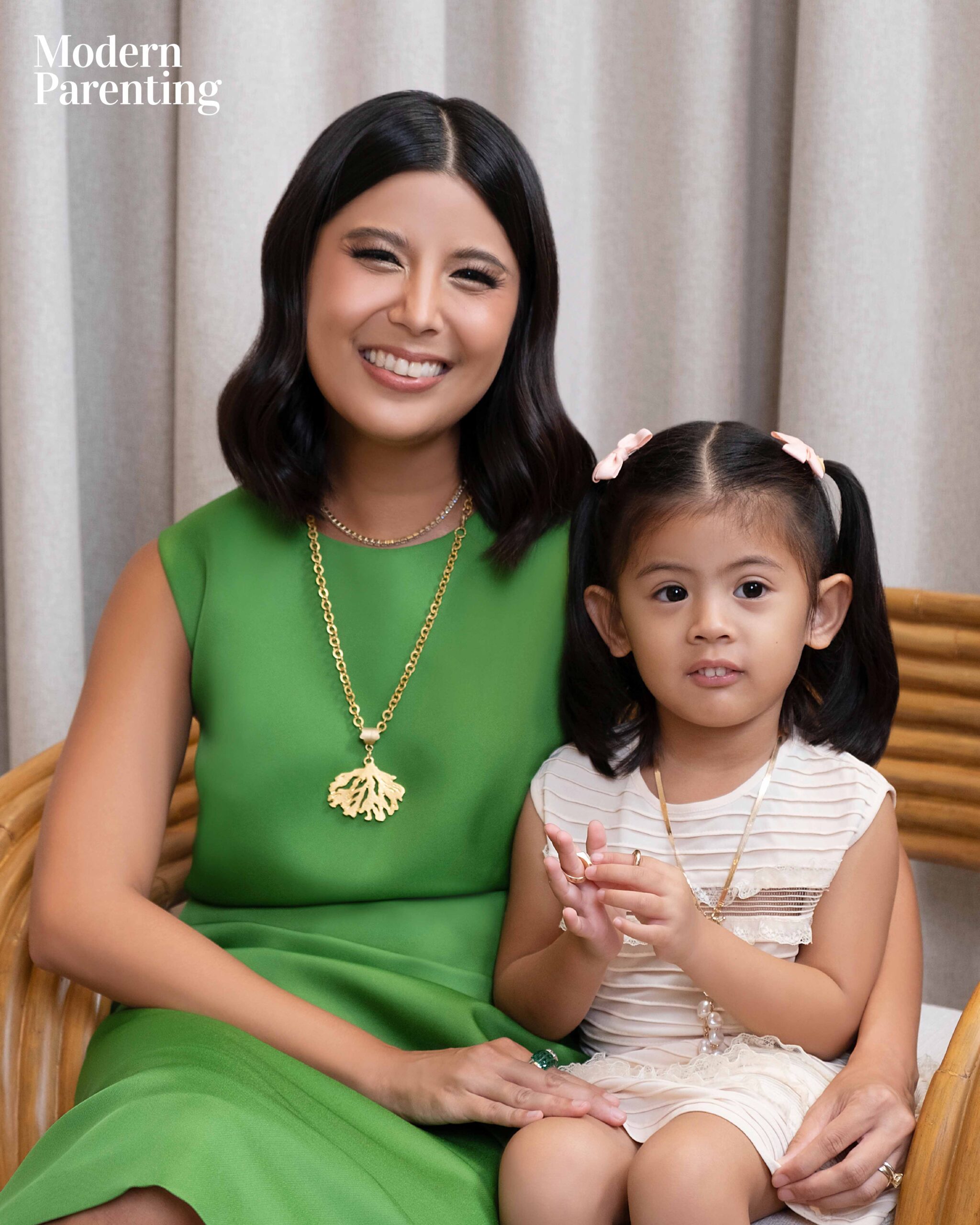 Nicole Tantoco with daughter Yani