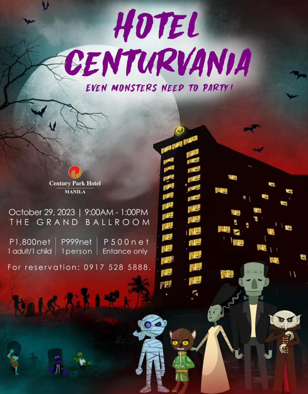Hotels in Metro Manila with Halloween Events 2023