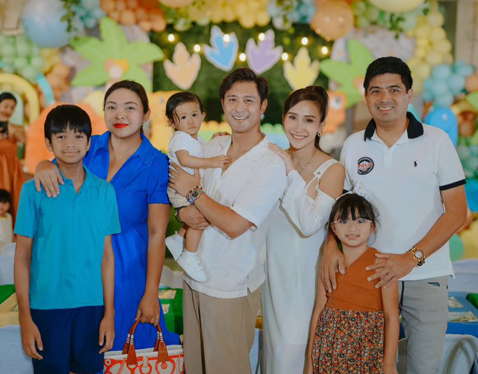 Rocco Nacino and Melissa Gohing's Son Ezren Turns 1 with a Dinoland Party!