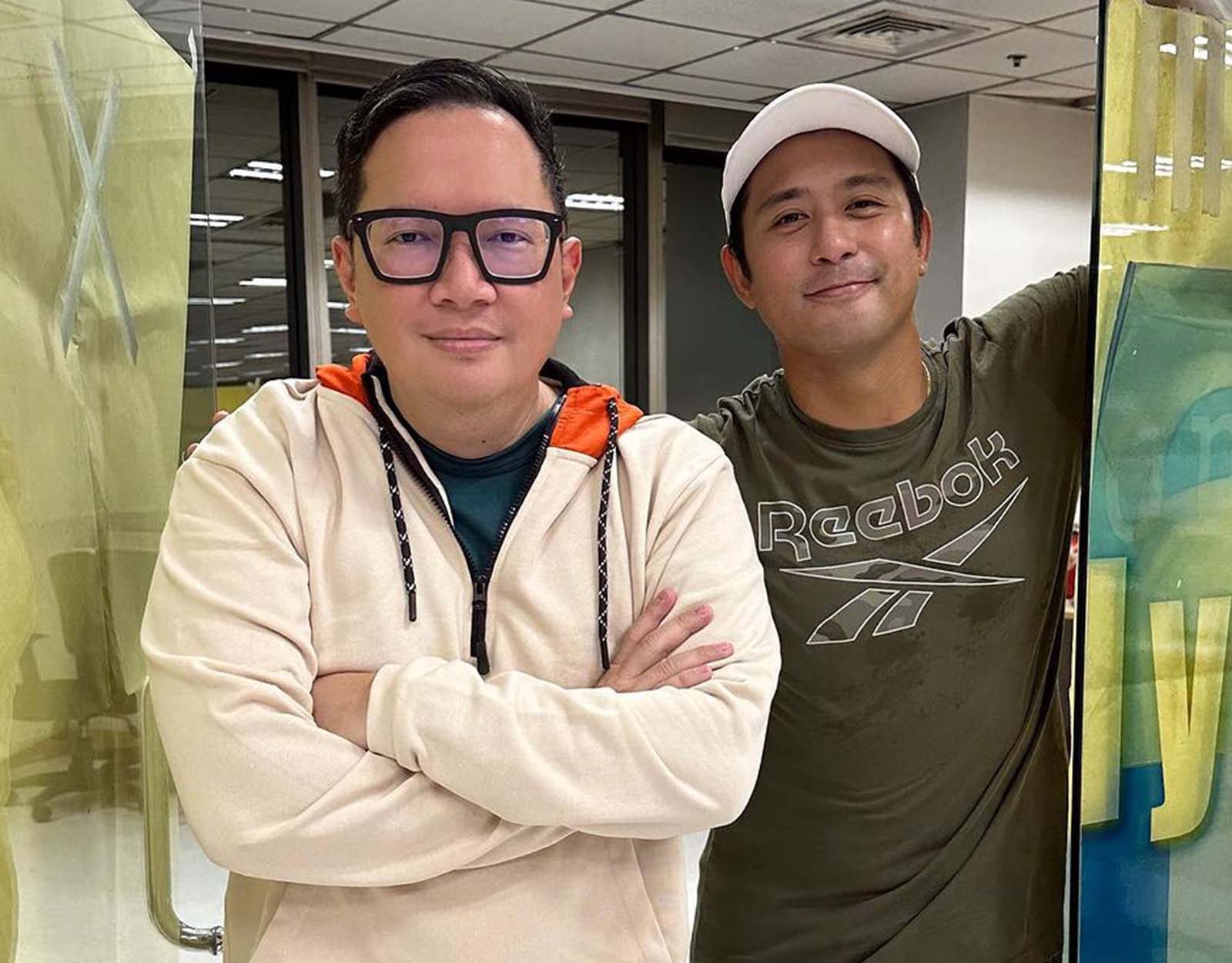 Direk Mark and Rocco Nacino