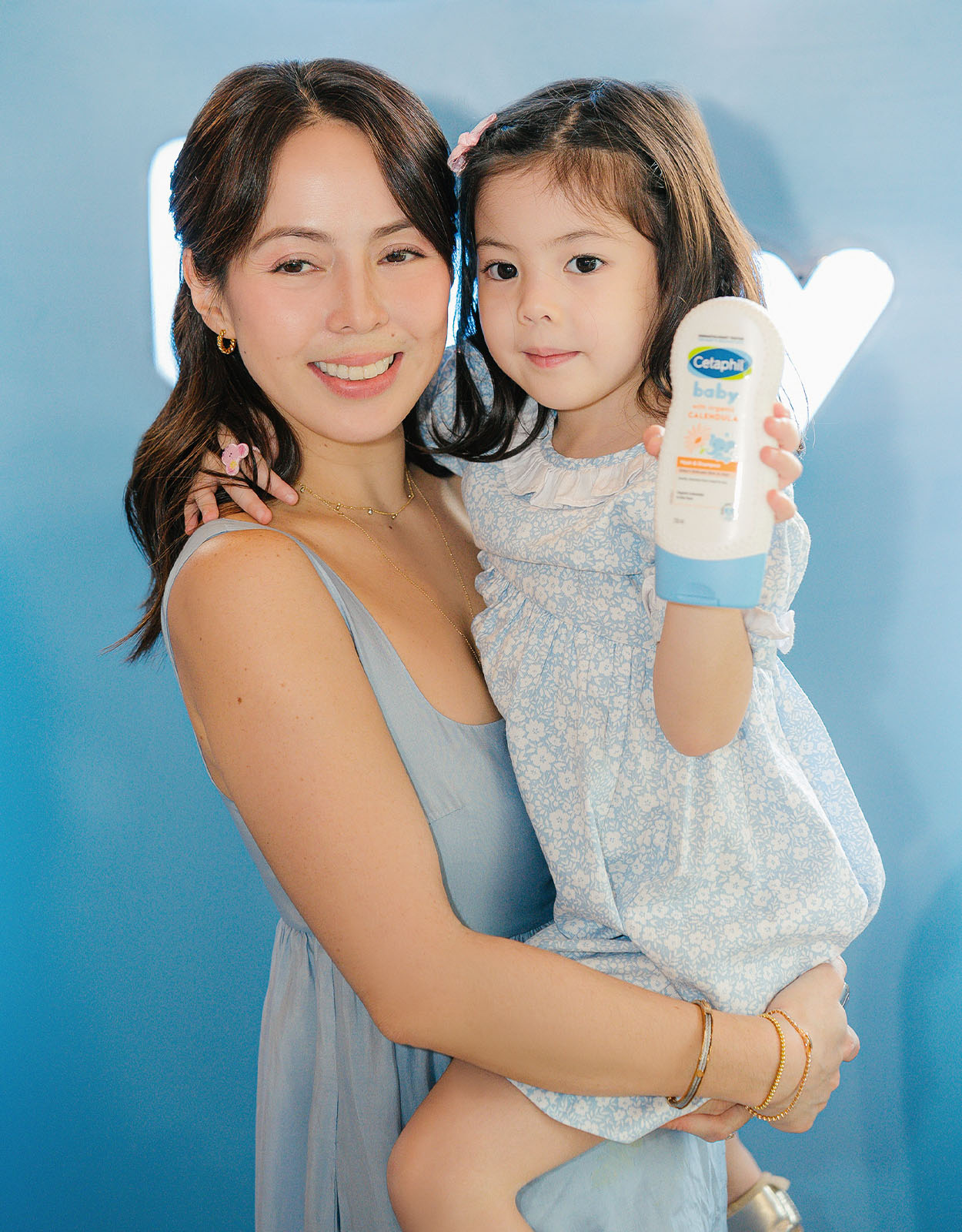 Cetaphil Baby Brand Ambassador Andi Manzano with her daughter, Amelia