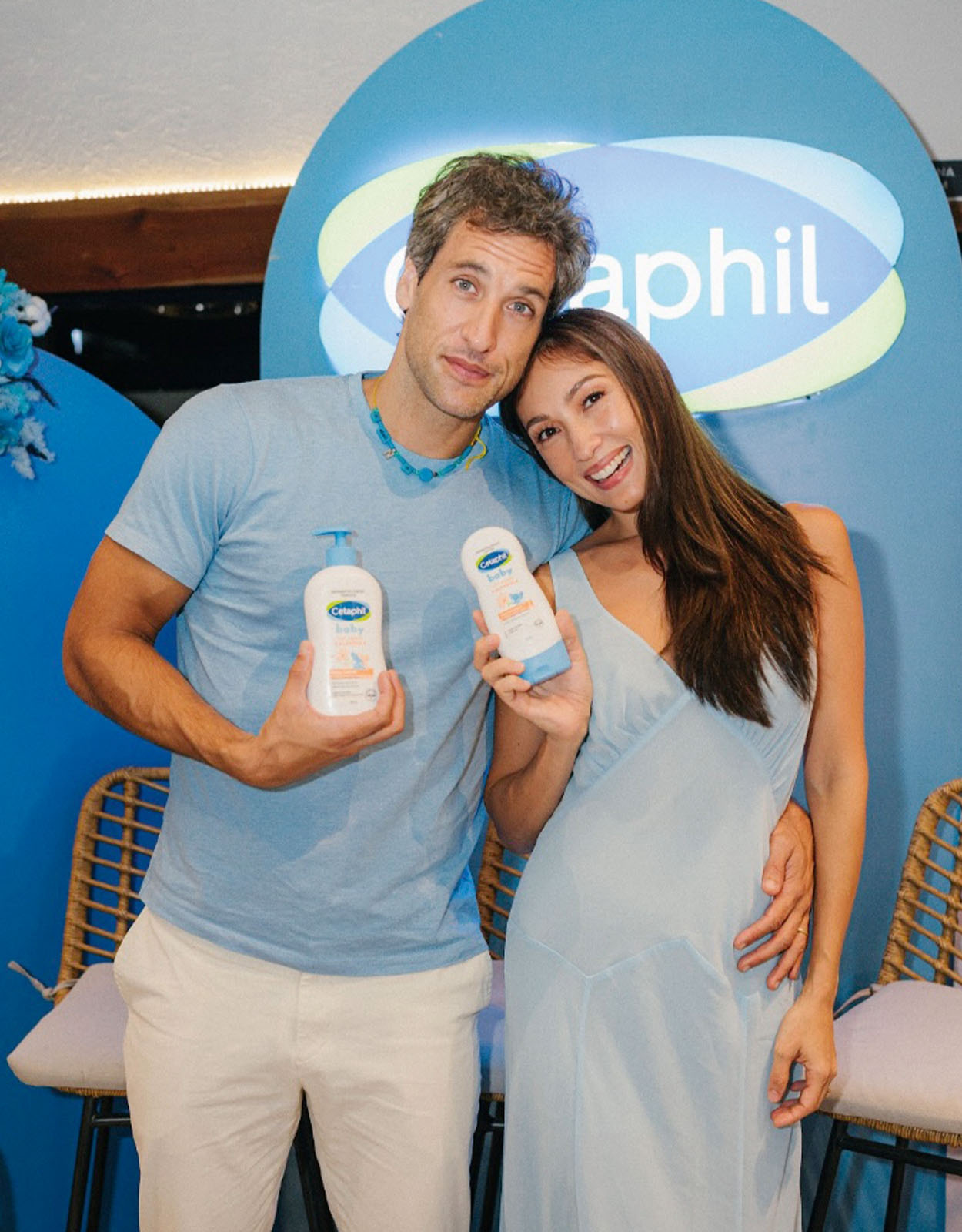 Celebrity couple Nico Bolzico and Solenn Heussaf graced the Cetaphil Baby Dialogues.