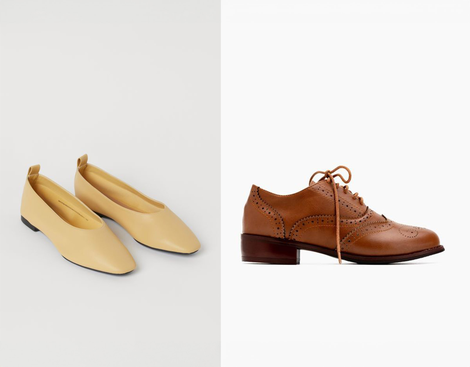 Brogues or flats match all sorts of outfits, especially for moms when they attend their kids' graduations.