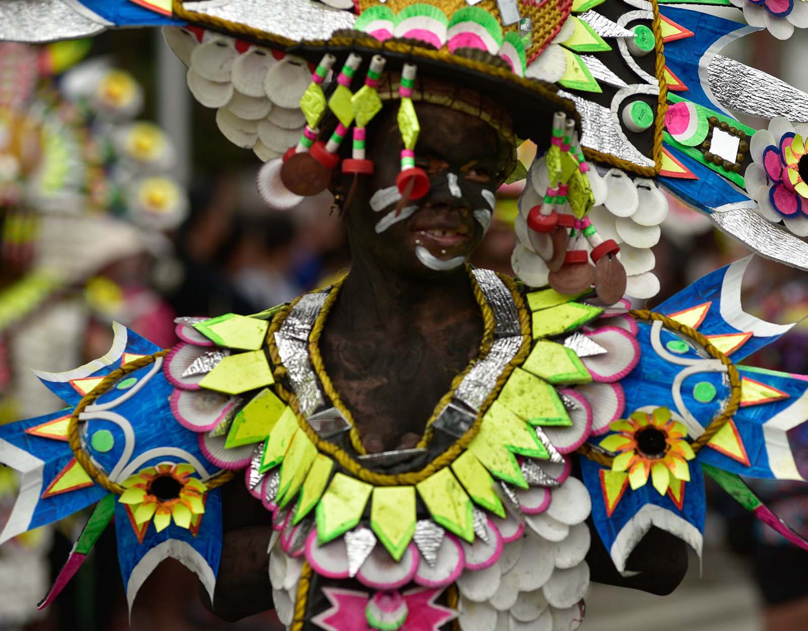 One of the festivals in the Philippines on January: Kalibo Sto. Niño Ati-Atihan Festival