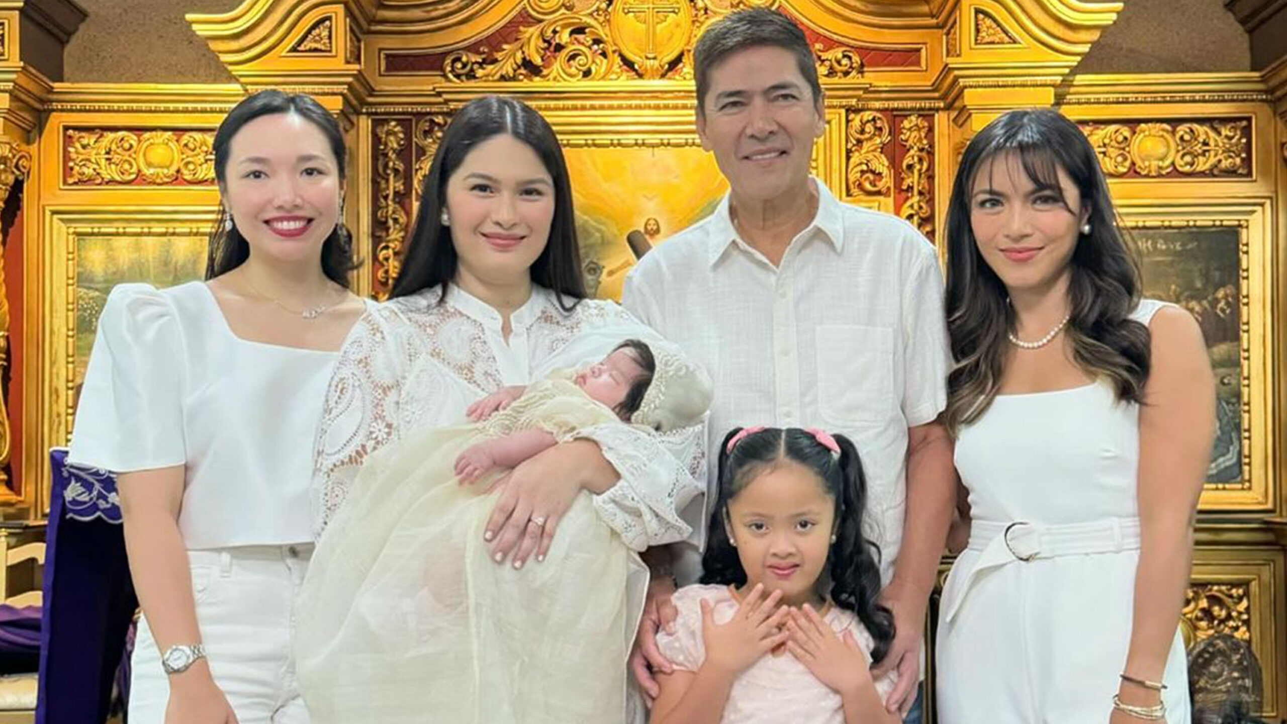 LOOK: Pauleen Luna and Vic Sotto's Daughter Thia Is Baptized