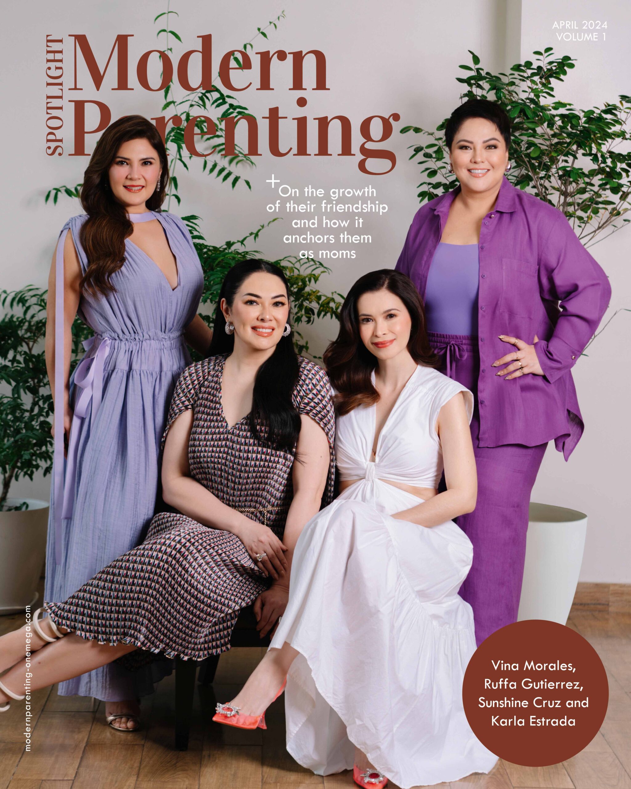 Ruffa Gutierrez, Sunshine Cruz, Vina Morales, and Karla Estradan Modern Parenting Spotlight April 2024