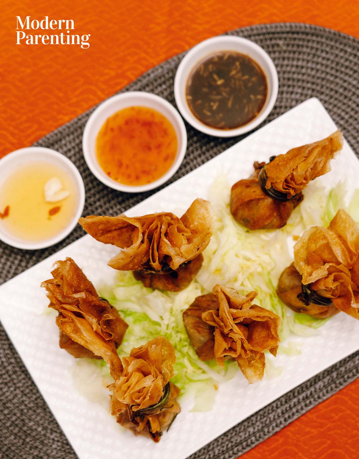 Lumpia Bags With Black Bean Vinegar using Sapporo Long Kow Vermicelli