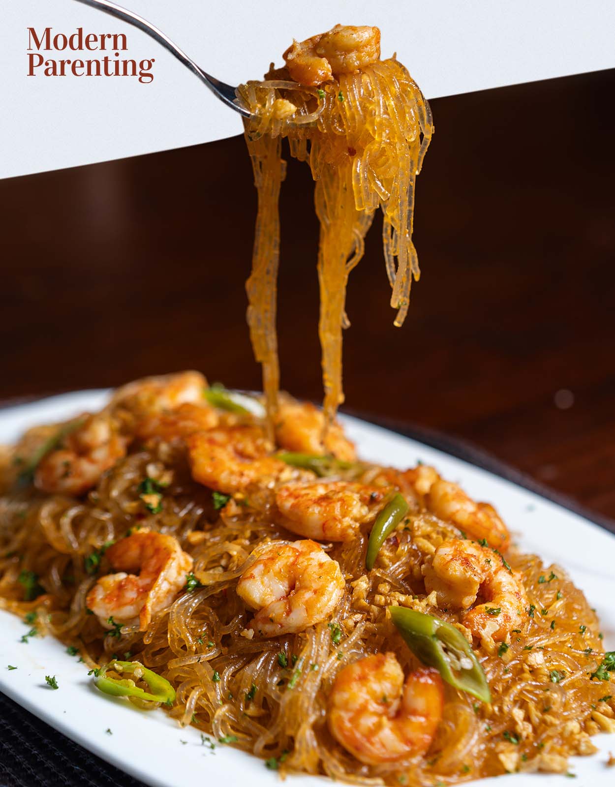 Garlic Shrimp Vermicelli using Sapporo Long Kow Vermicelli