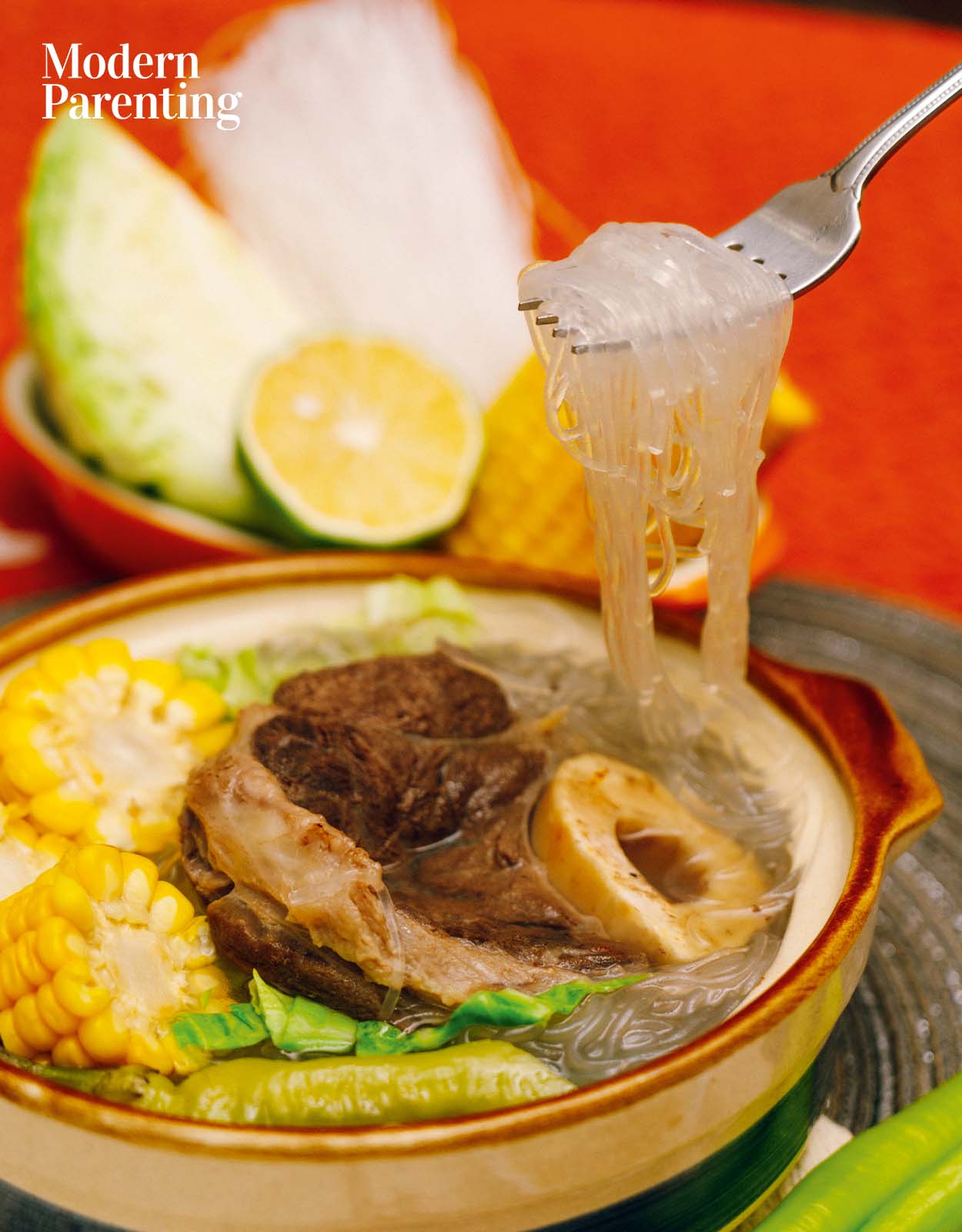 Spicy Bulalo Noodle Soup using Sapporo Long Kow Vermicelli