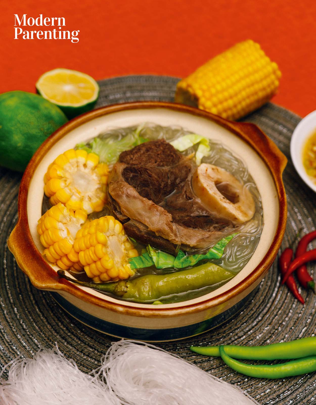 Spicy Bulalo Noodle Soup using Sapporo Long Kow Vermicelli