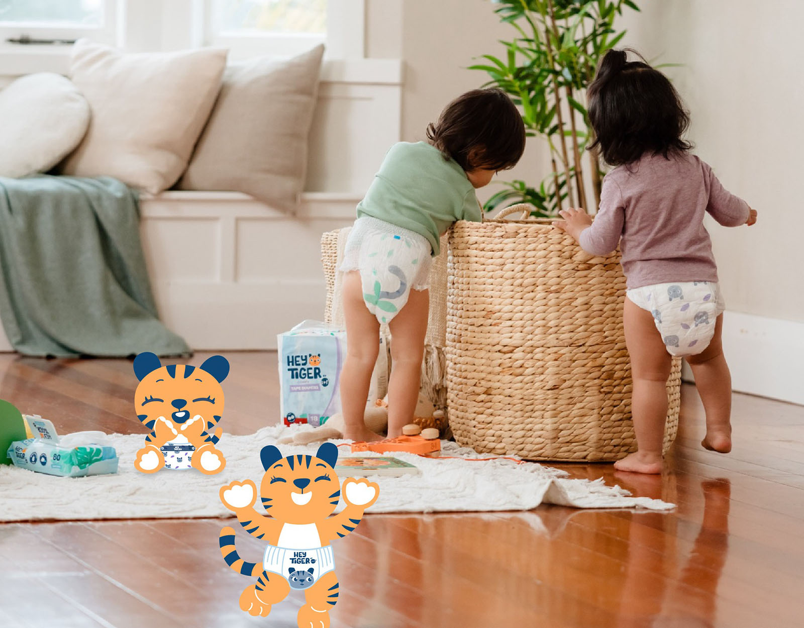 Diapers from Hey Tiger and Rascal & Friends