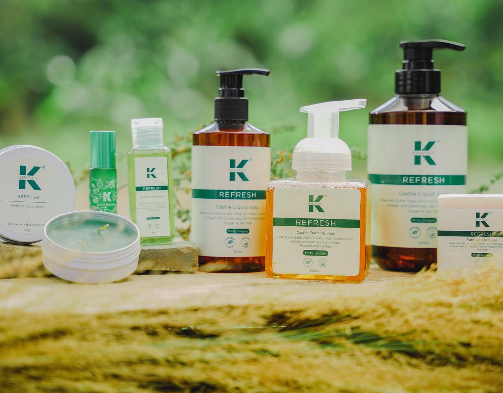 K Essentials natural bath essentials