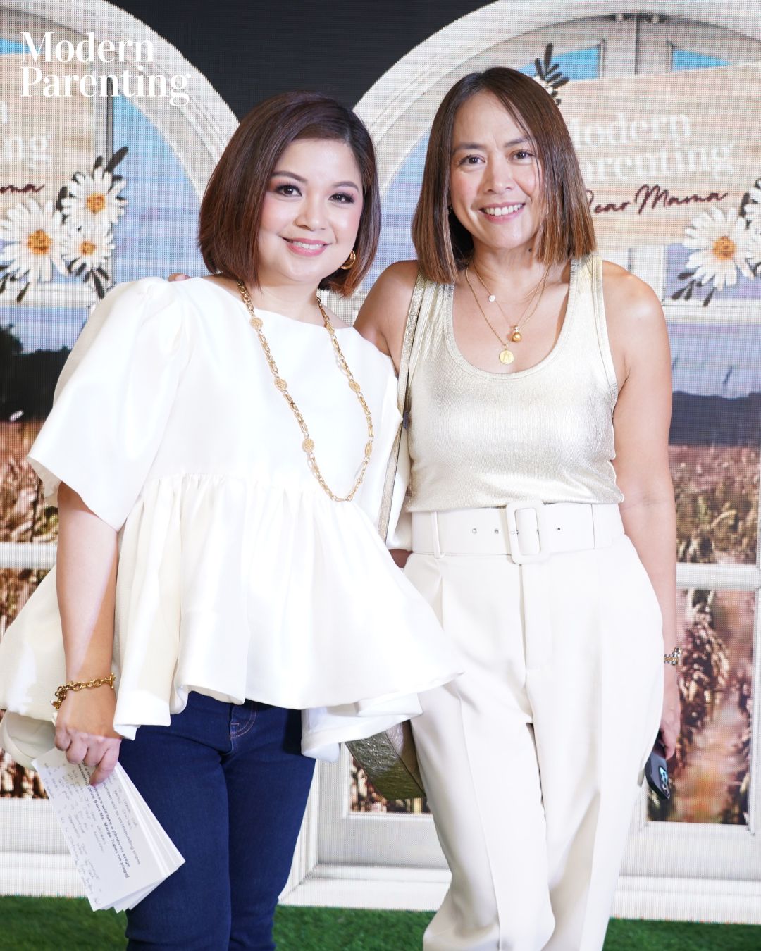 Marga Tupaz and Jackie Avecilla of Rustans Commercial Corp.
