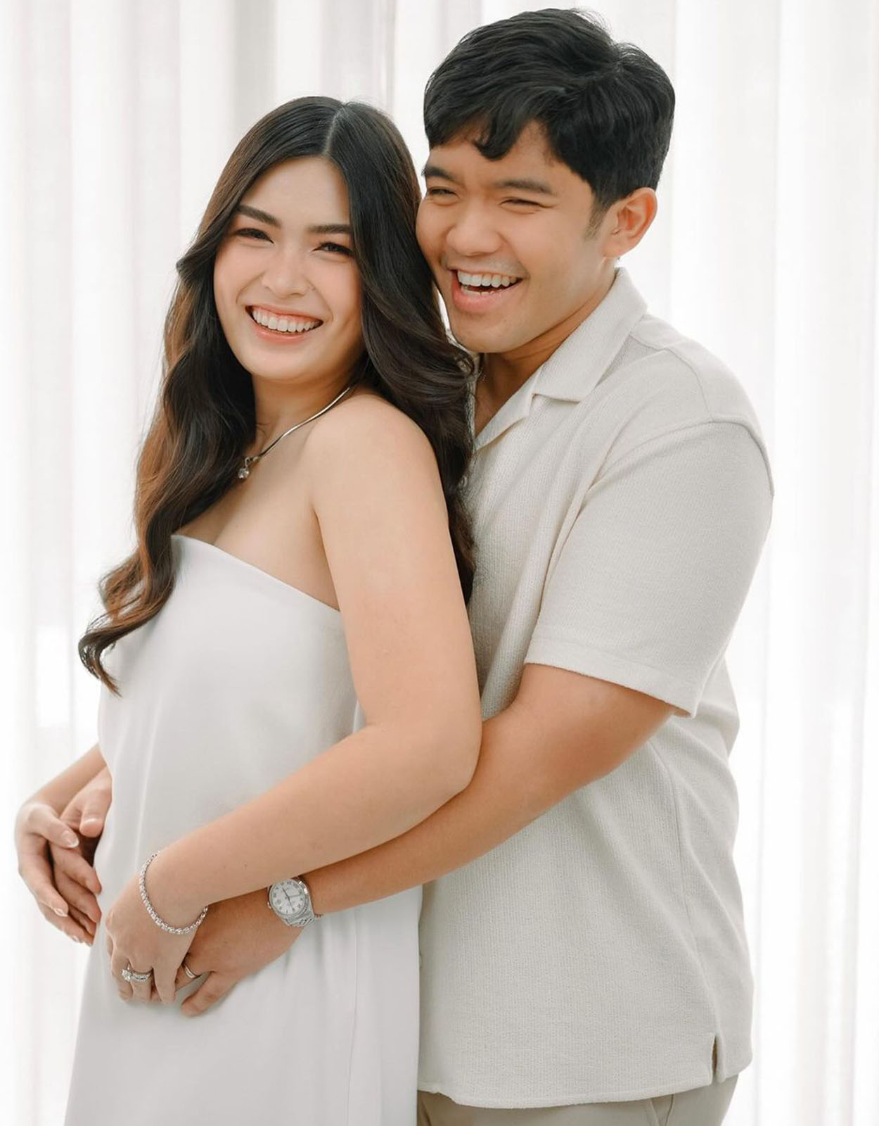 Gianna Revilla and her husband, Jed Patricio are expecting their first baby