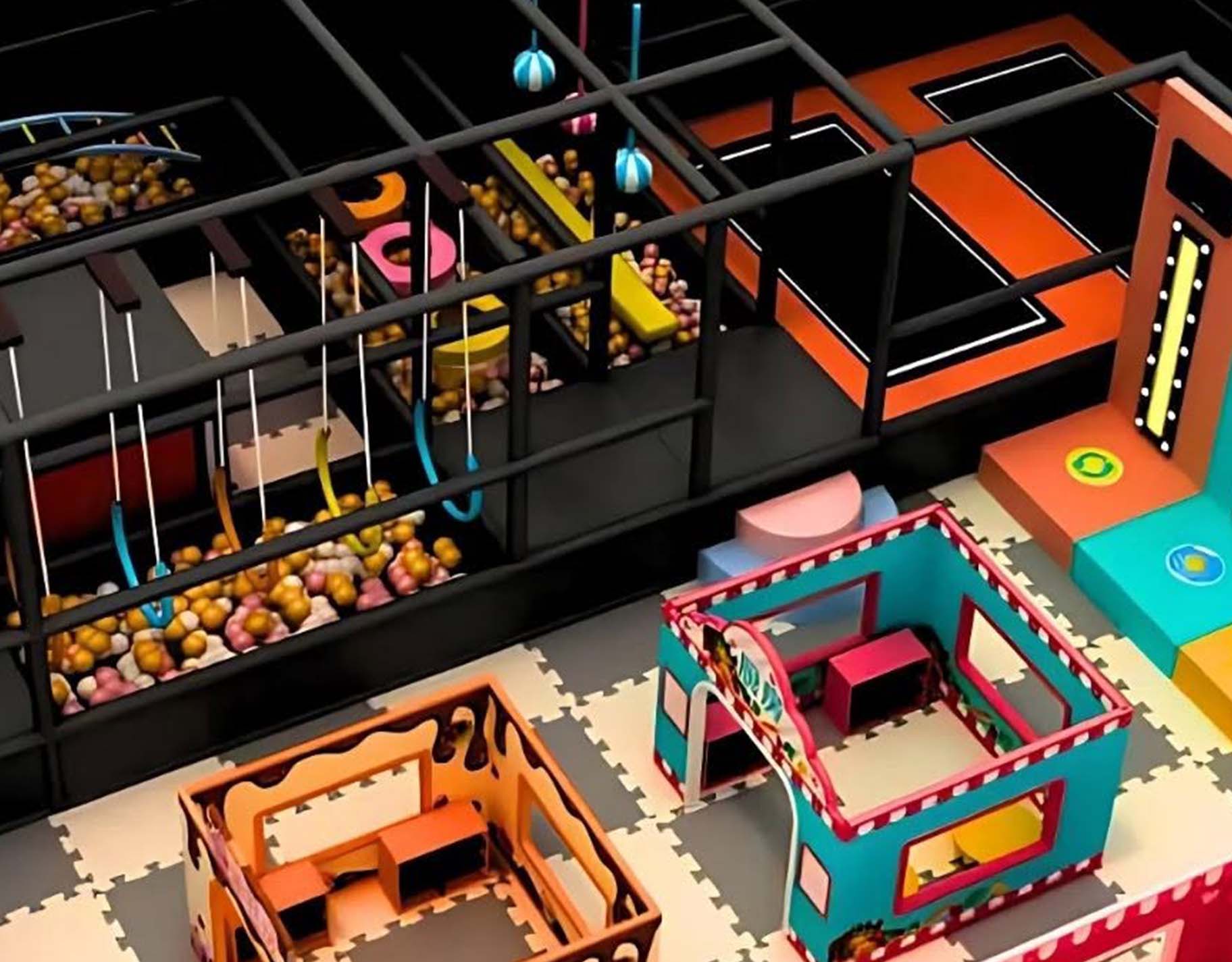 Kinetix Kids focuses more on creating an obstacle course