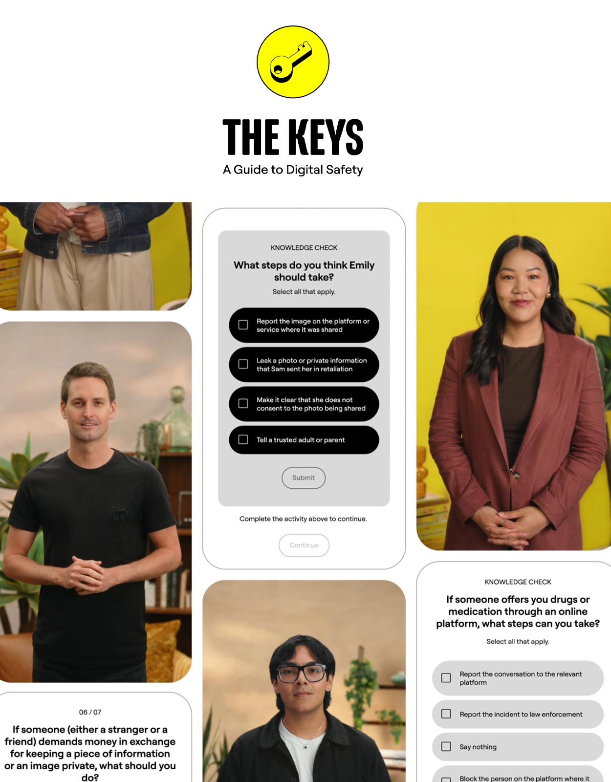The interactive program aims to spark conversations and build critical thinking around bullying, sextortion, and online risk