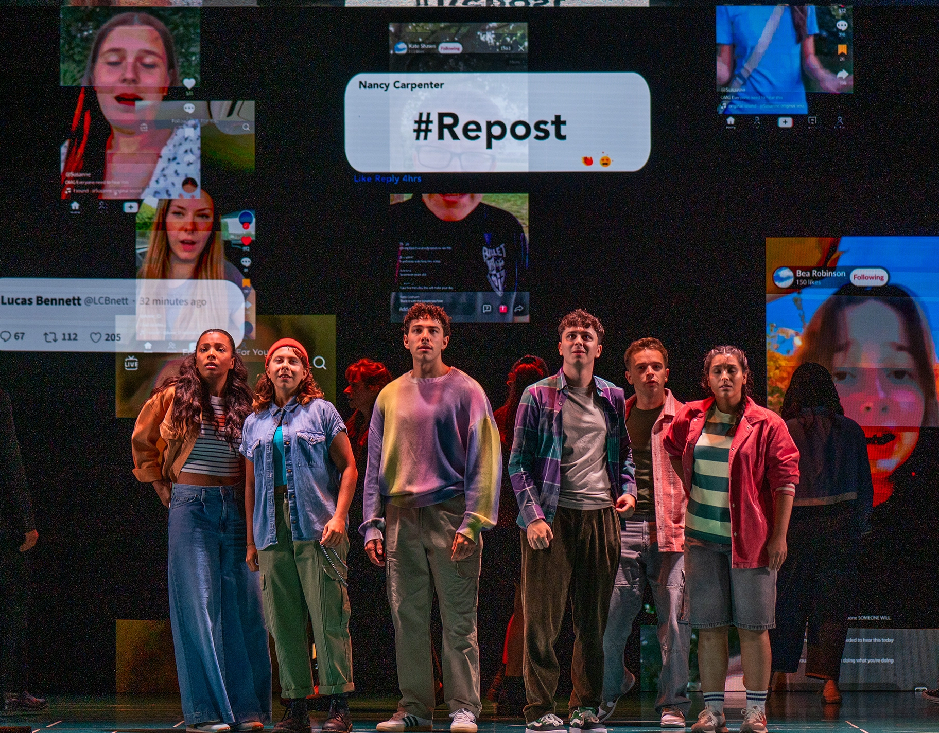 The musical tackles issues families are facing today — suicide, anxiety, and social media