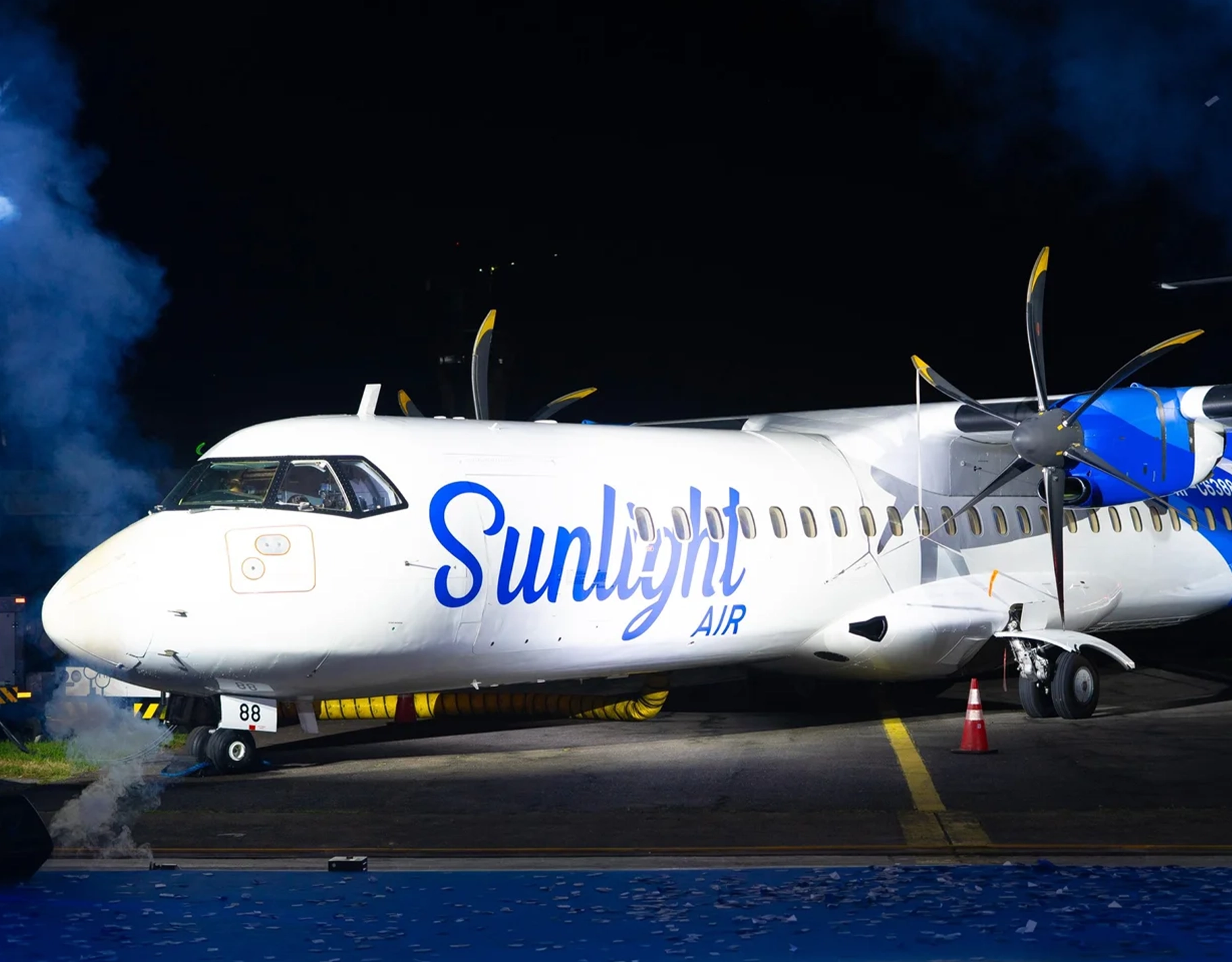 Filipino families will now be able to fly to new destinations in the country with Sunlight Air’s new aircraft, ATR 72-600