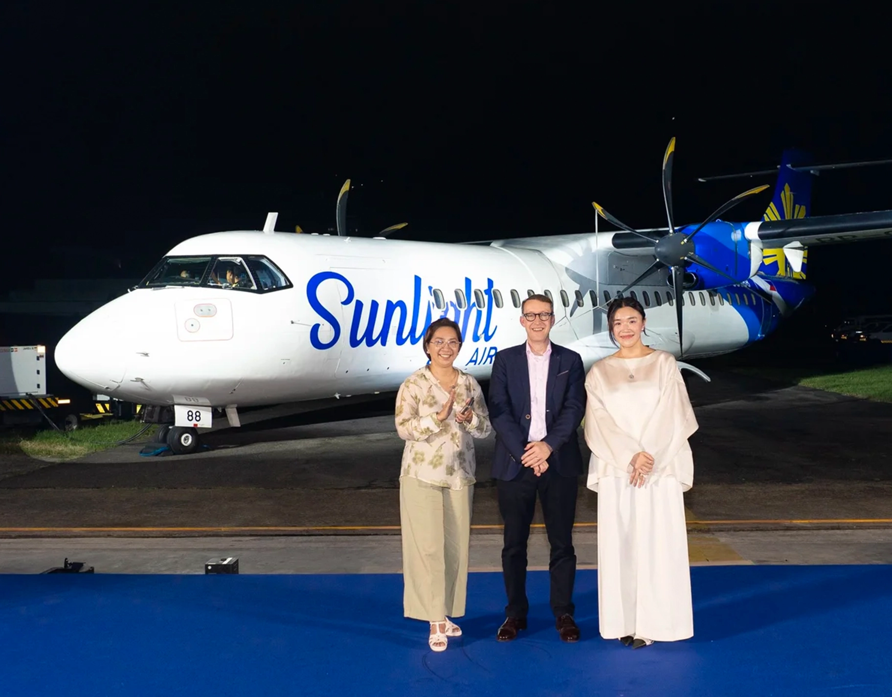 Filipino families will now be able to fly to new destinations in the country with Sunlight Air’s new aircraft, ATR 72-600