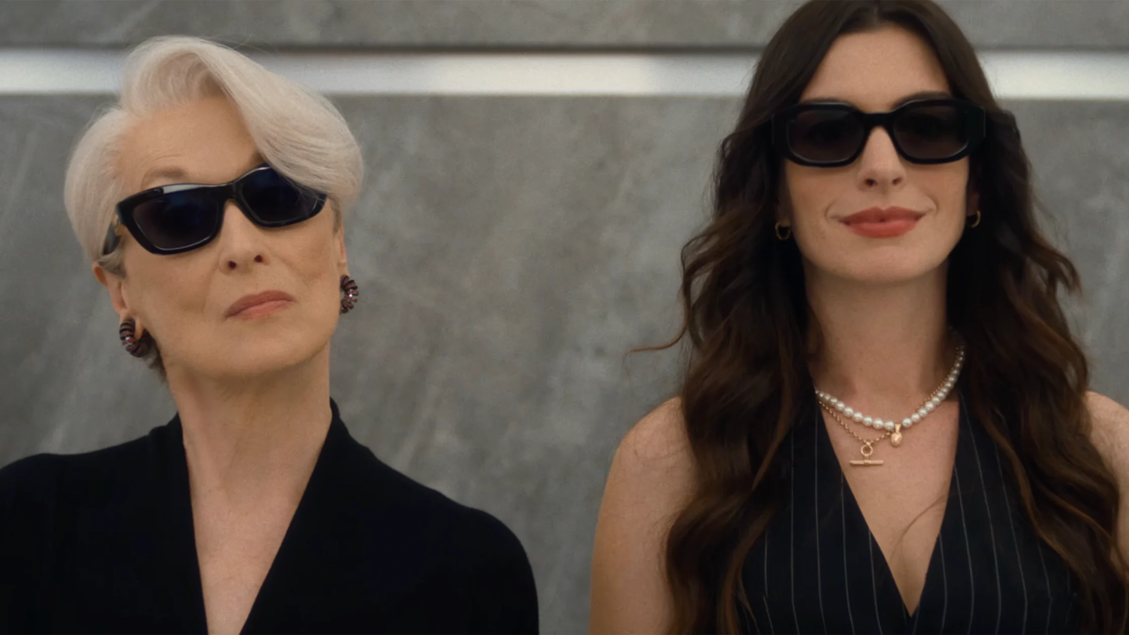 Meryl Streep and Anne Hathaway reprise their roles in the second movie, coming on May 1, 2026